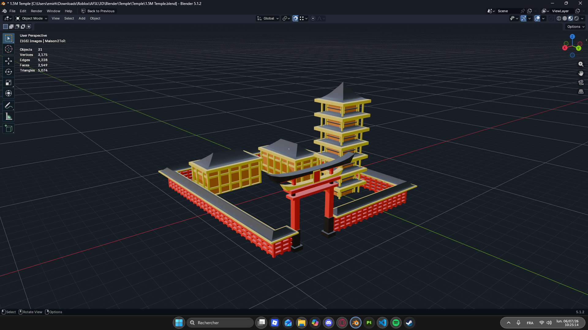 ScreenShot of a model I made
