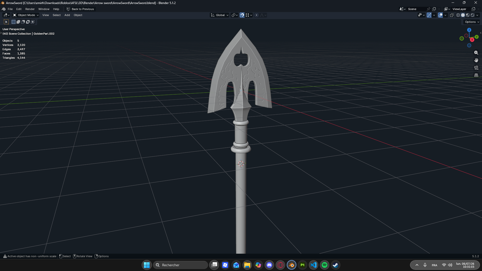 ScreenShot of a model I made